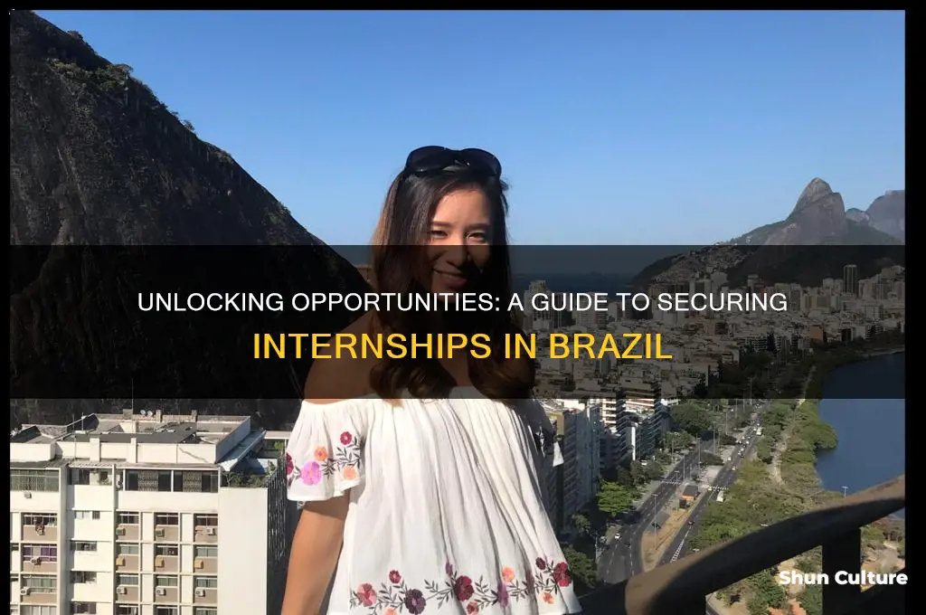 how to find an internship in brazil