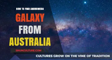 Finding Andromeda: A Guide for Australians