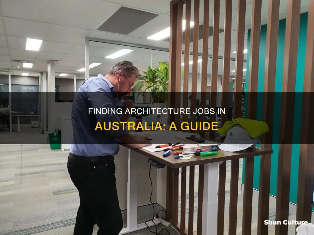 how to find architecture job in australia