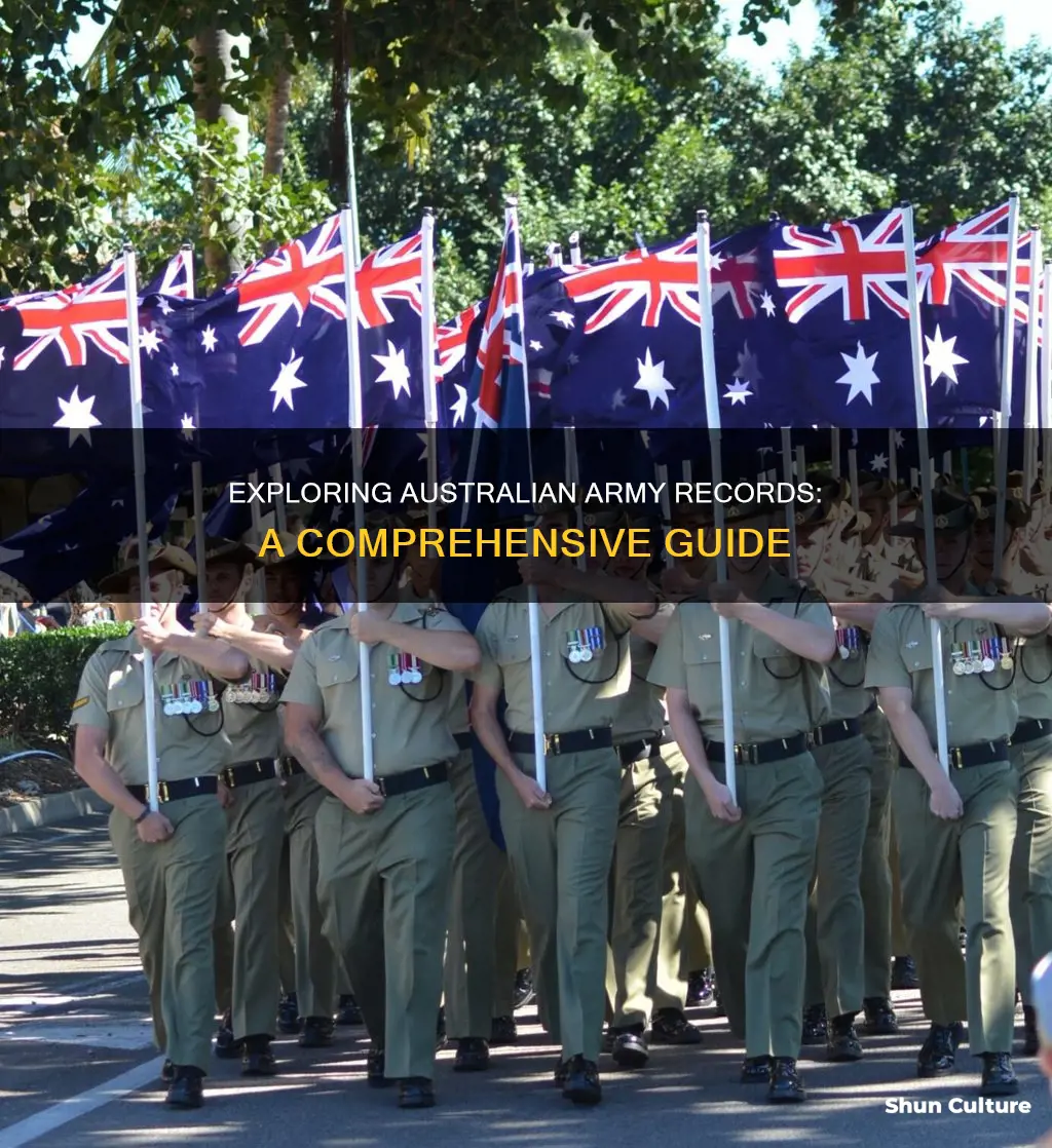 how to find australian army records