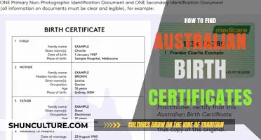Locating Australian Birth Certificates: A Simple Guide
