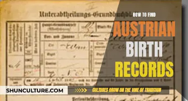 Uncover Your Austrian Roots: A Guide to Birth Records