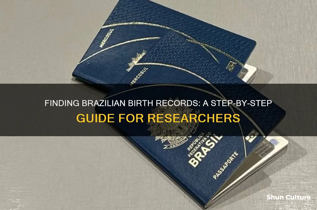 how to find birth records in brazil