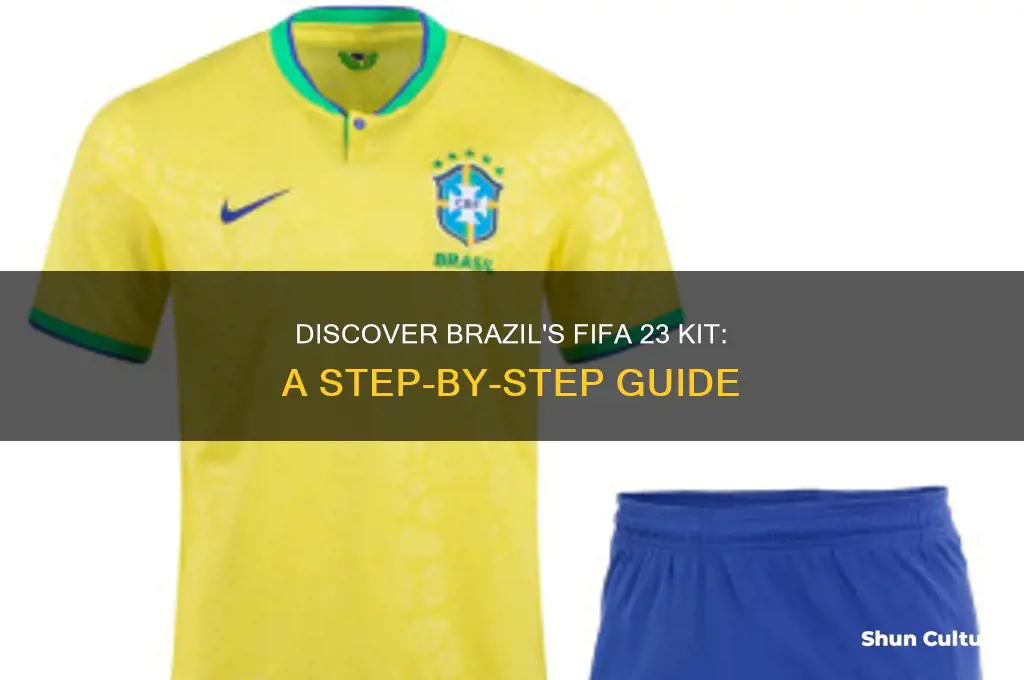how to find brazil kit fifa 23