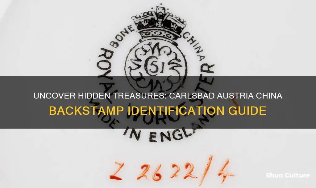 how to find carlsbad austria china backstamp identification