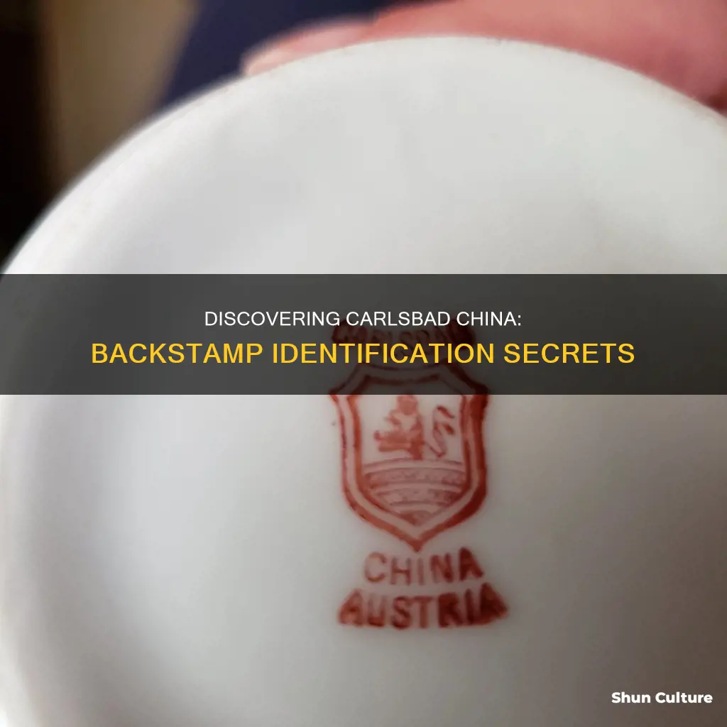 how to find carlsbad austria china backstamp identification