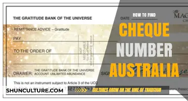 Finding Your Cheque: An Australian Guide