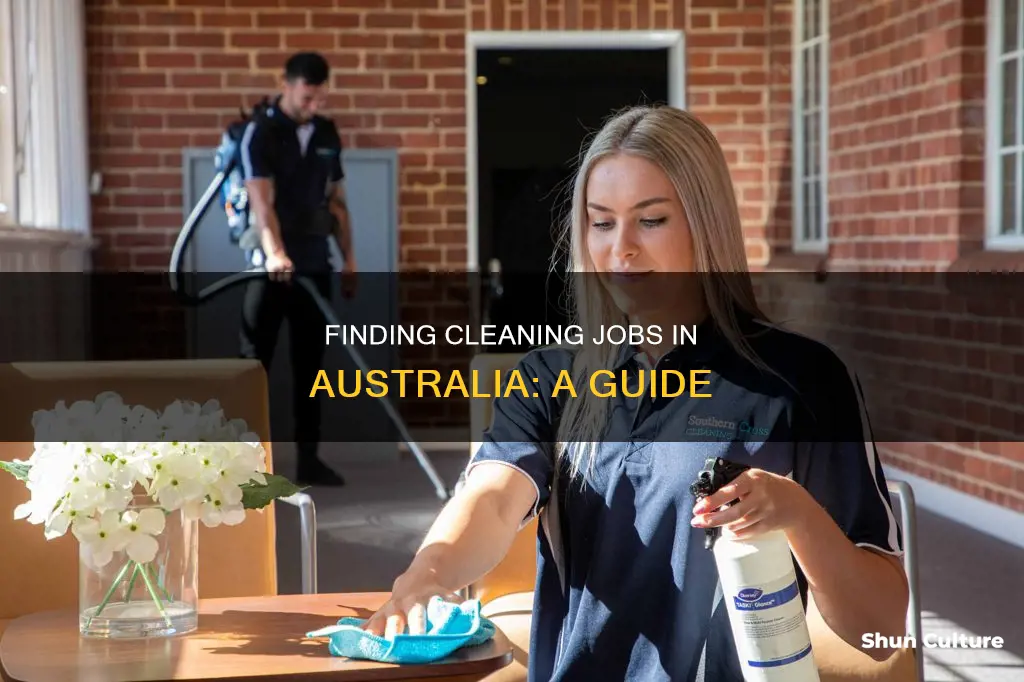 how to find cleaning job in australia
