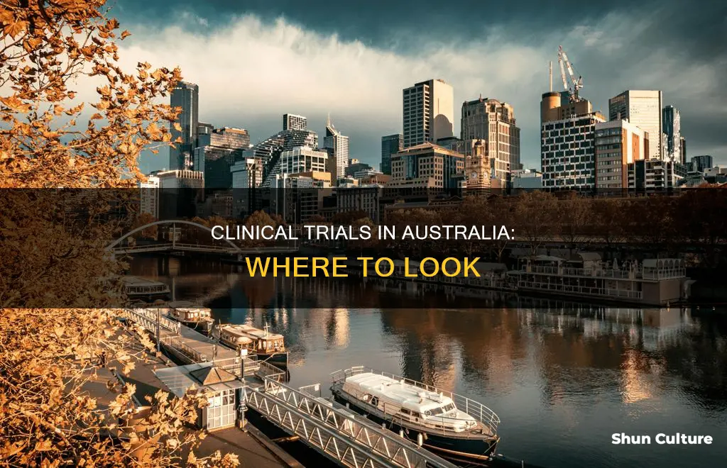 how to find clinical trials in australia
