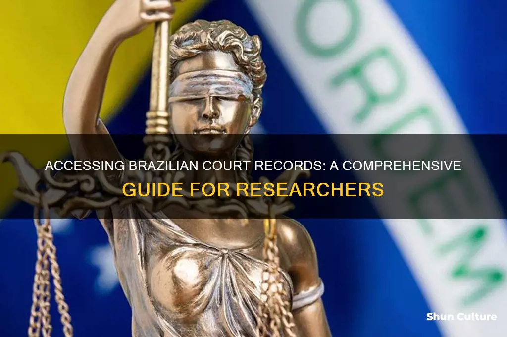 how to find court records in brazil