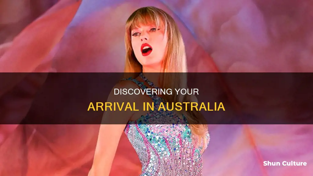how to find date of arrival in australia