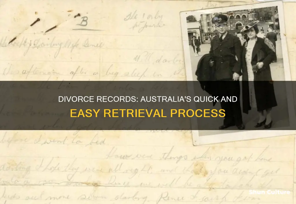 how to find divorce records in australia