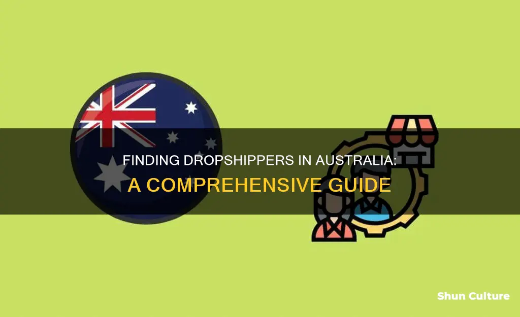 how to find dropshippers in australia