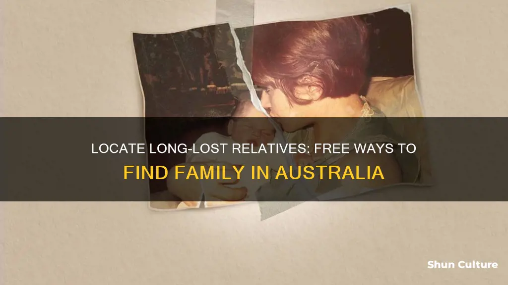 how to find family members for free in australia