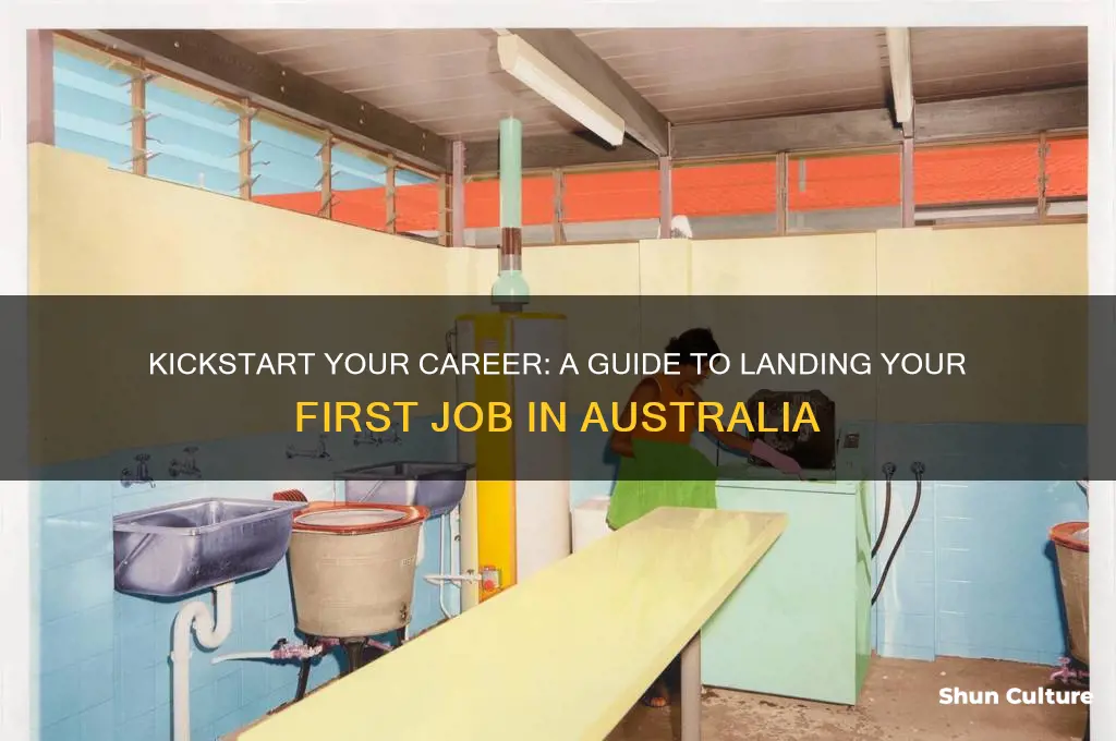 how to find first job in australia
