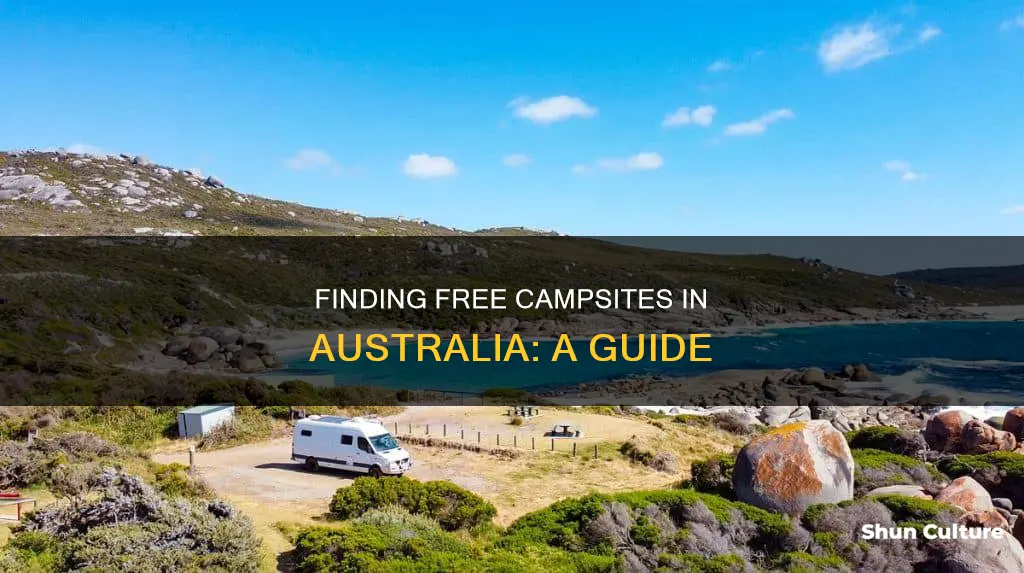 how to find free campsites australia