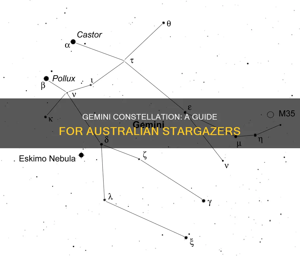 how to find gemini constellation in australia