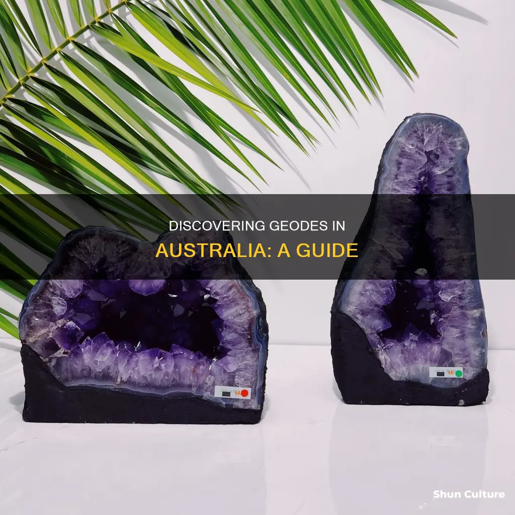 how to find geodes in australia