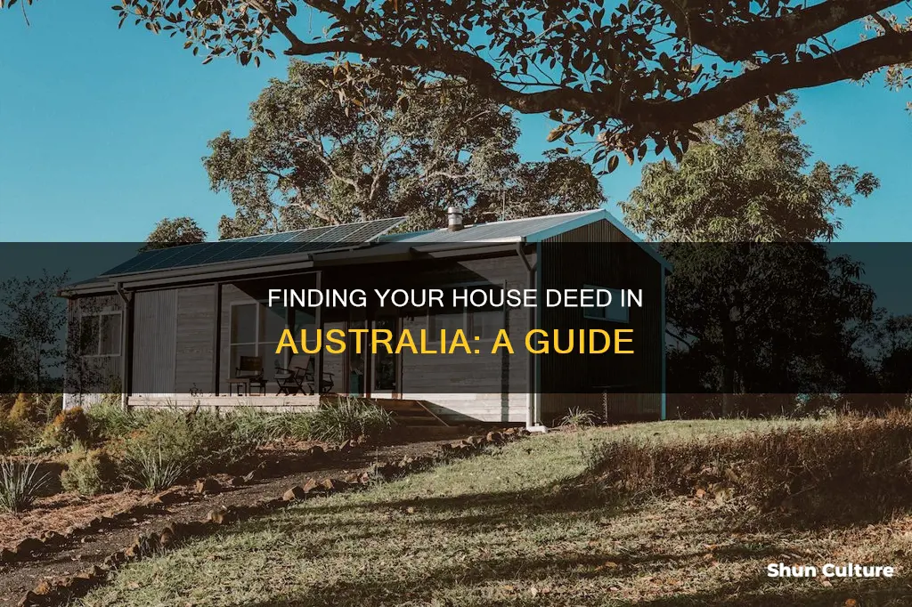 how to find house deed in australia