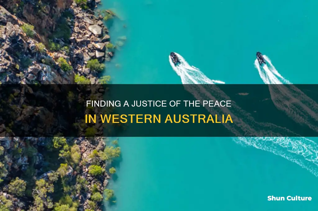 how to find justice of peace in western australia