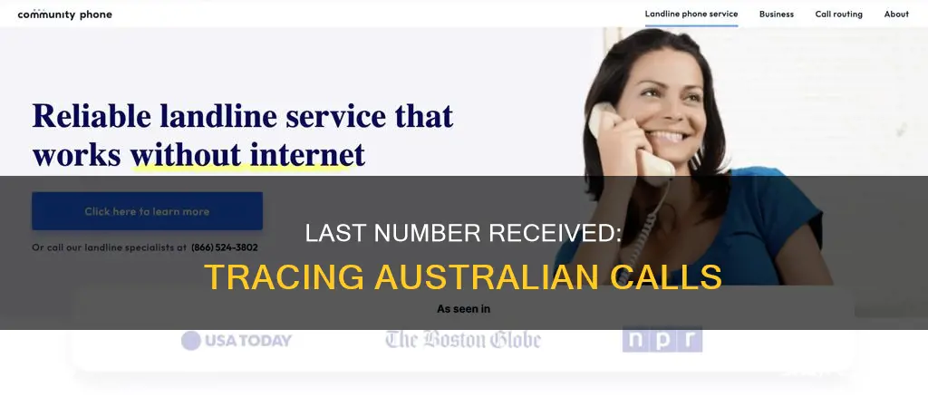 how to find last number received australia