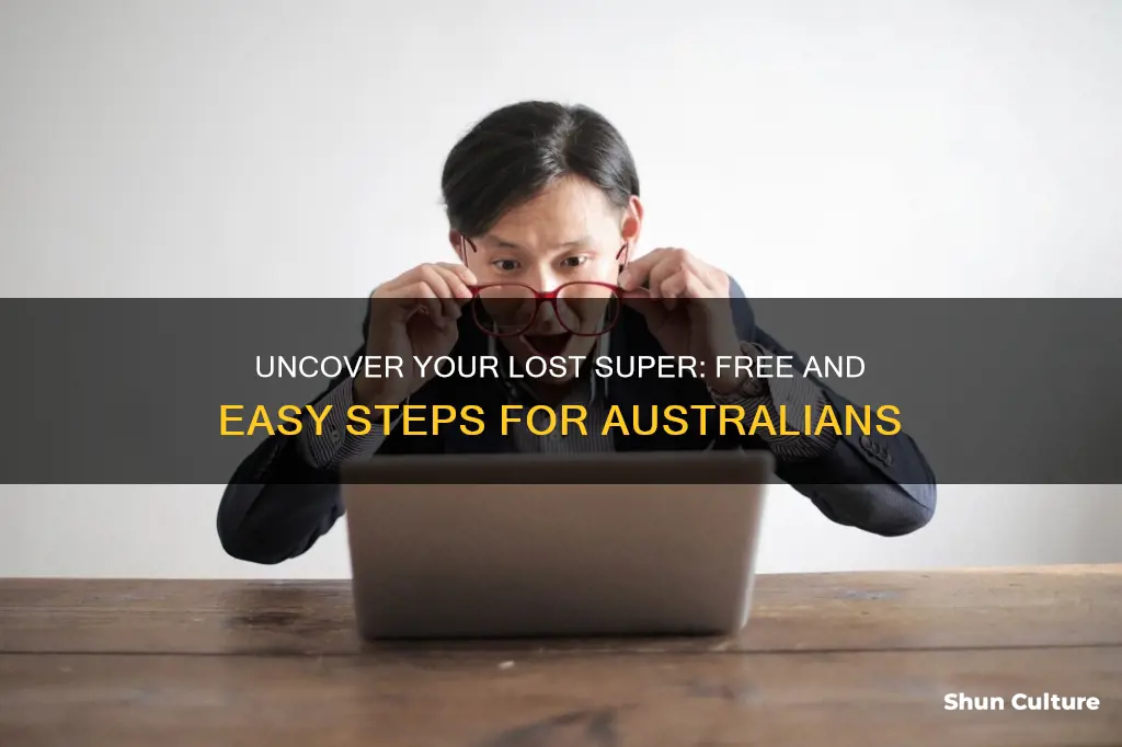 how to find lost superannuation in australia free
