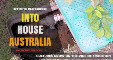 Locating Your Home's Main Water Line in Australia