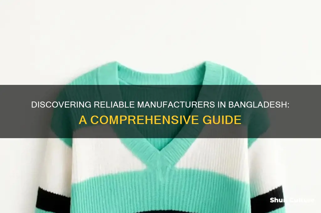 how to find manufacturers in bangladesh