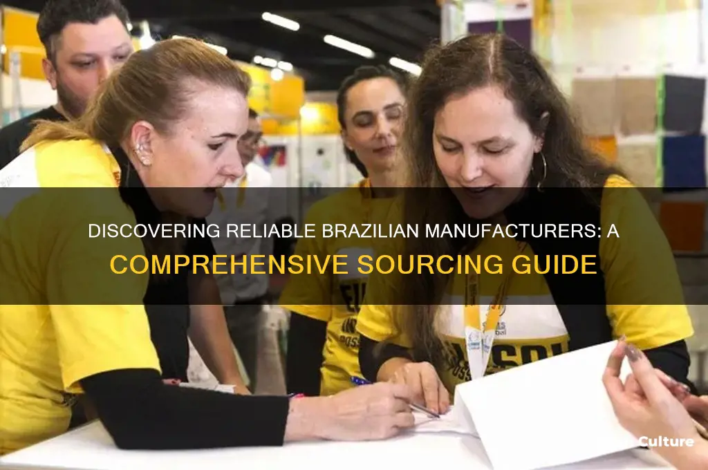 how to find manufacturers in brazil