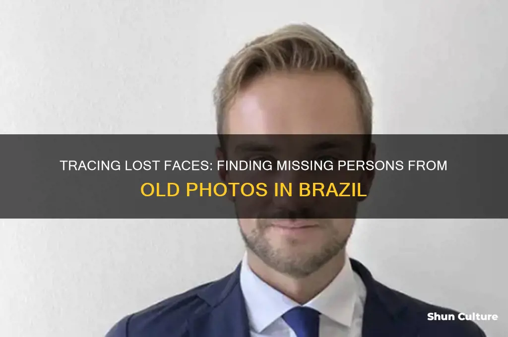 how to find missing person from old photo in brazil