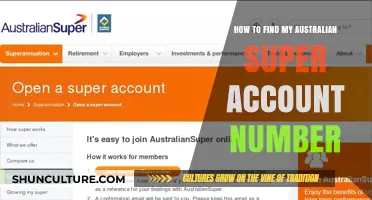 Locating Your Australian Super: Account Number Access