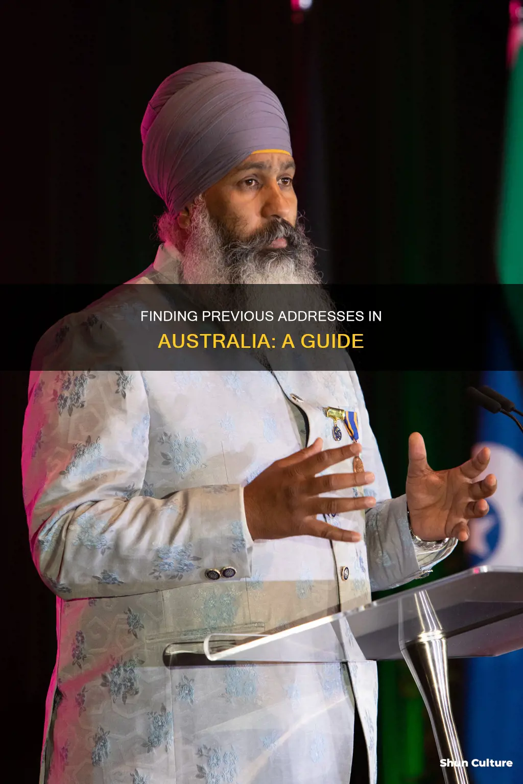 how to find my previous addresses australia