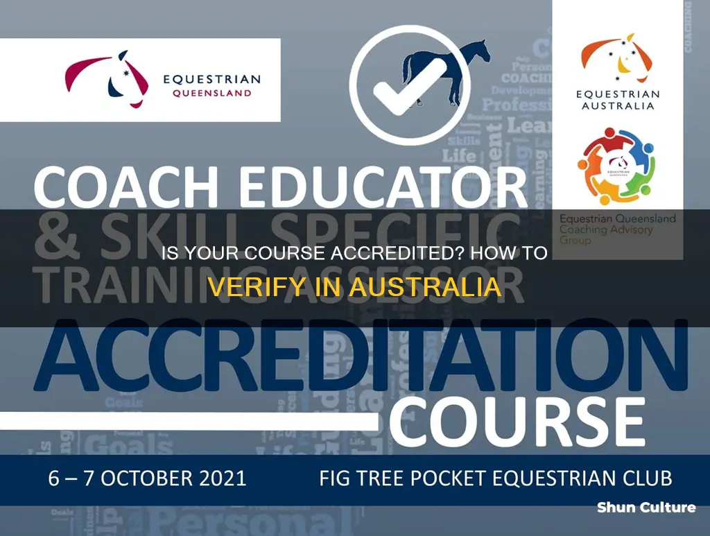 how to find out if a course is accredited australia