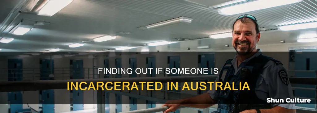 how to find out if someone is in prison australia