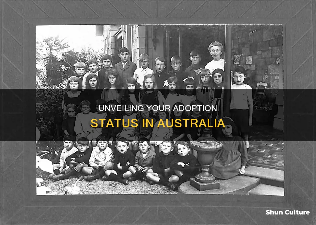 how to find out if you are adopted australia