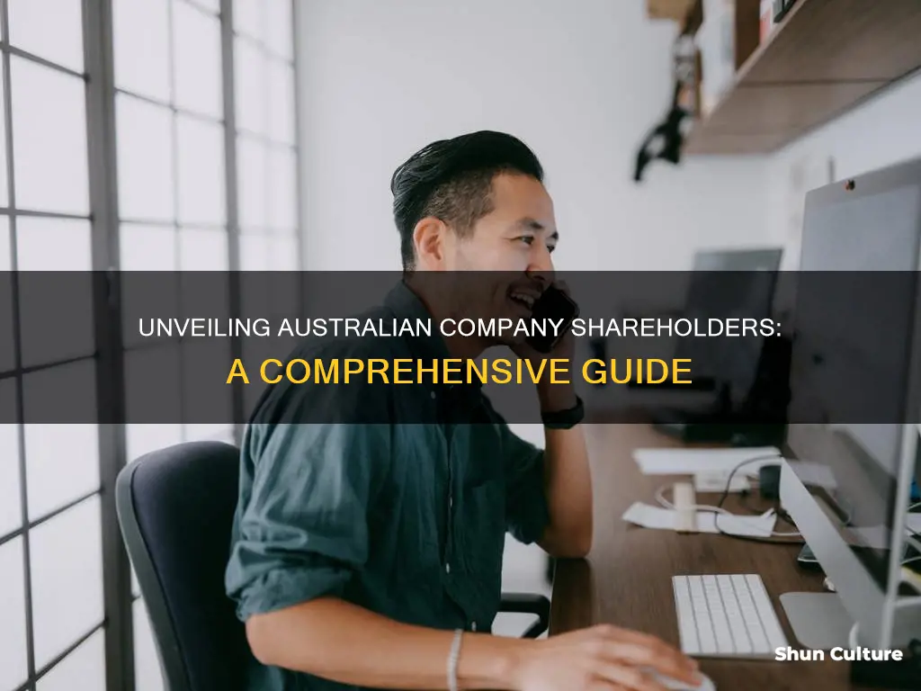 how to find out shareholders of a company australia