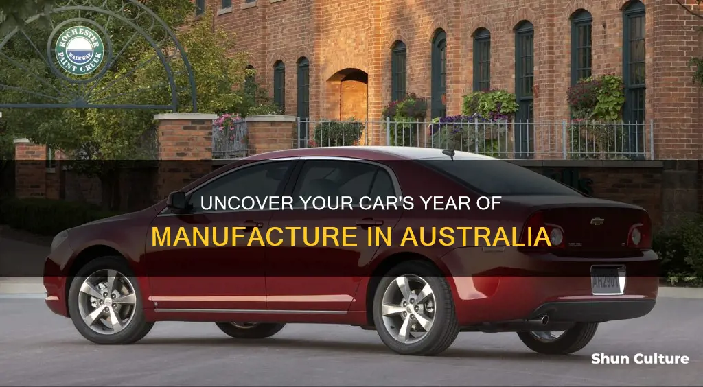 how to find out what year my car is australia