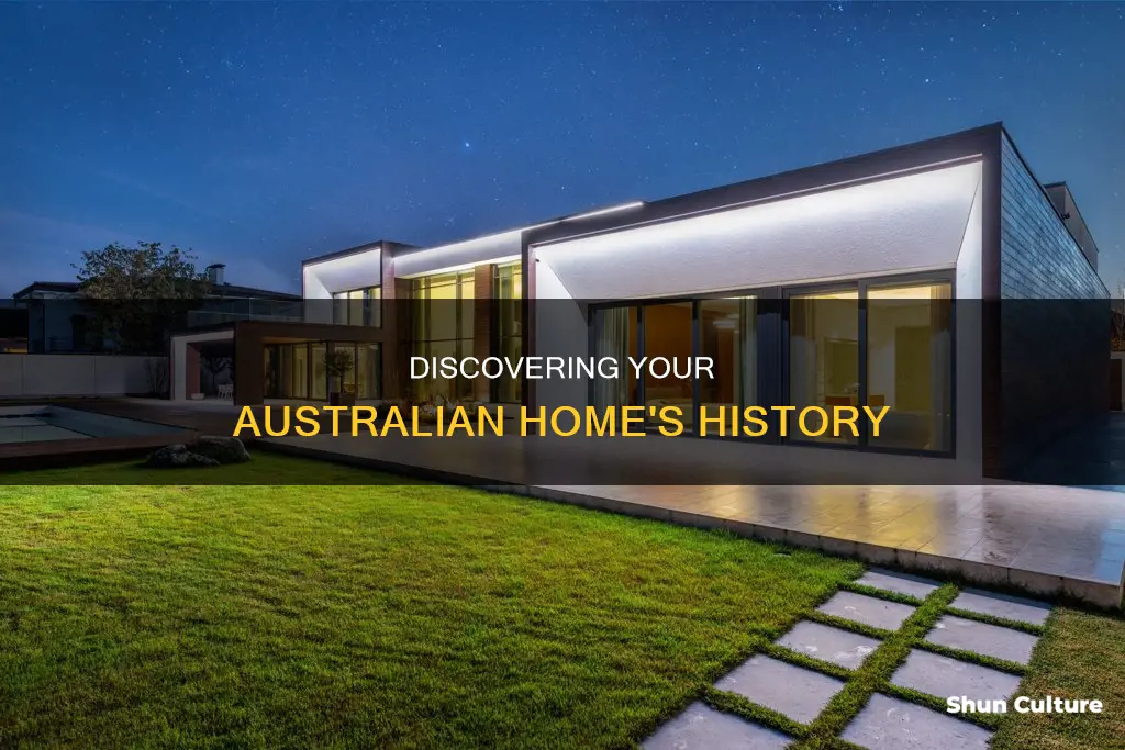 how to find out when a house was built australia