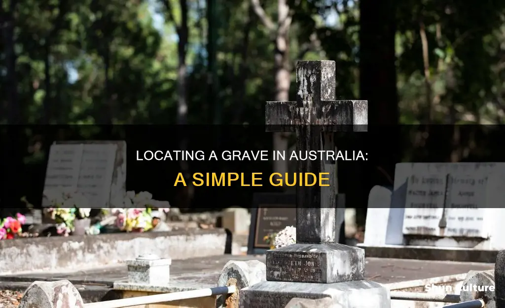 how to find out where someone is buried australia