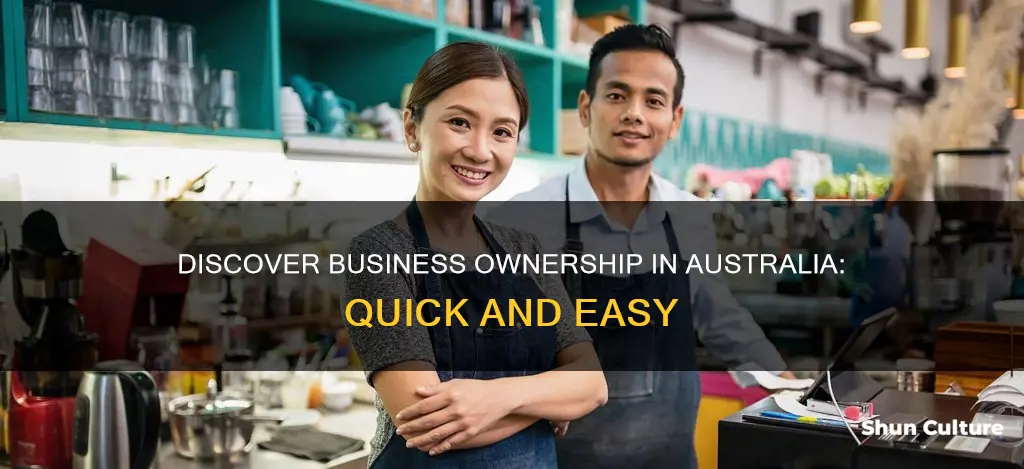 how to find out who owns a business australia