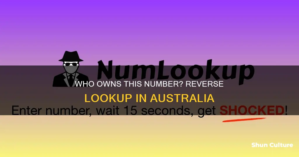 how to find out who owns a number australia