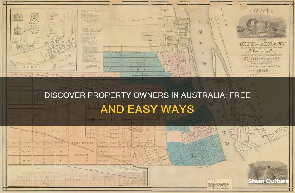 how to find out who owns a property australia free