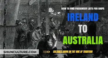 Finding Passenger Lists for Ships from Ireland to Australia