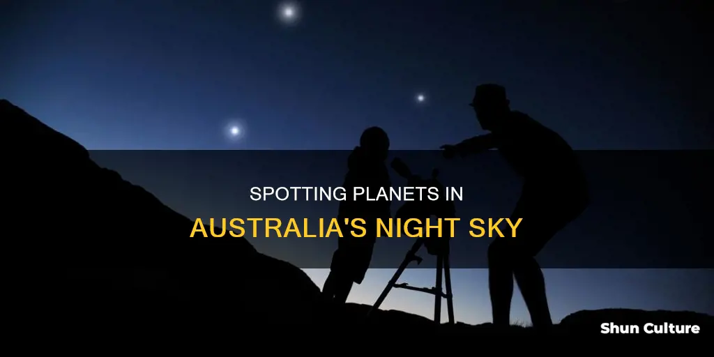 how to find planets in the night sky australia