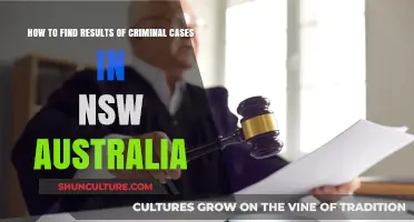 Finding Criminal Case Results in NSW, Australia