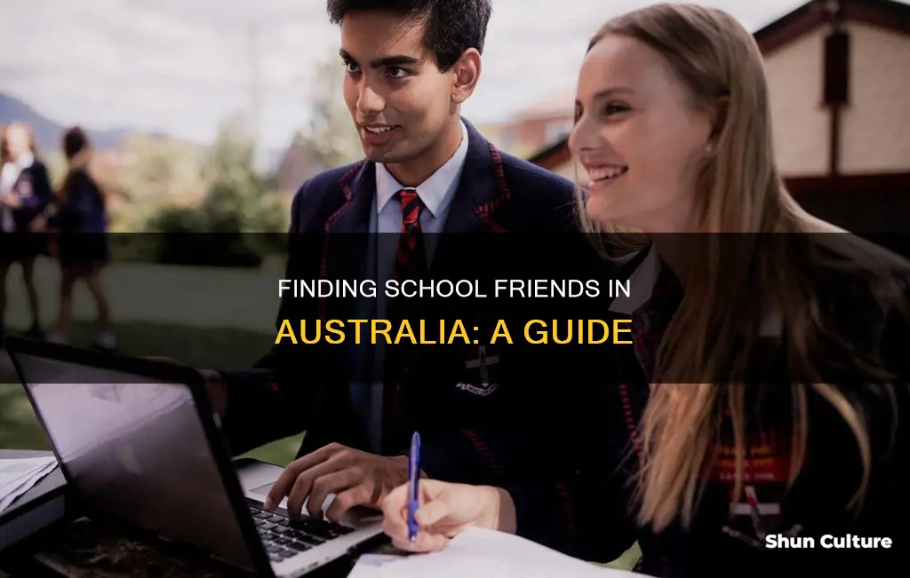 how to find school friends in australia