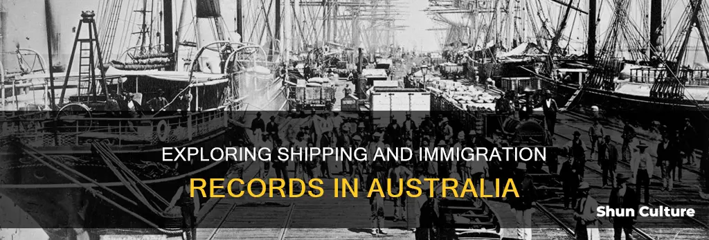 how to find shipping and immigration records in australia