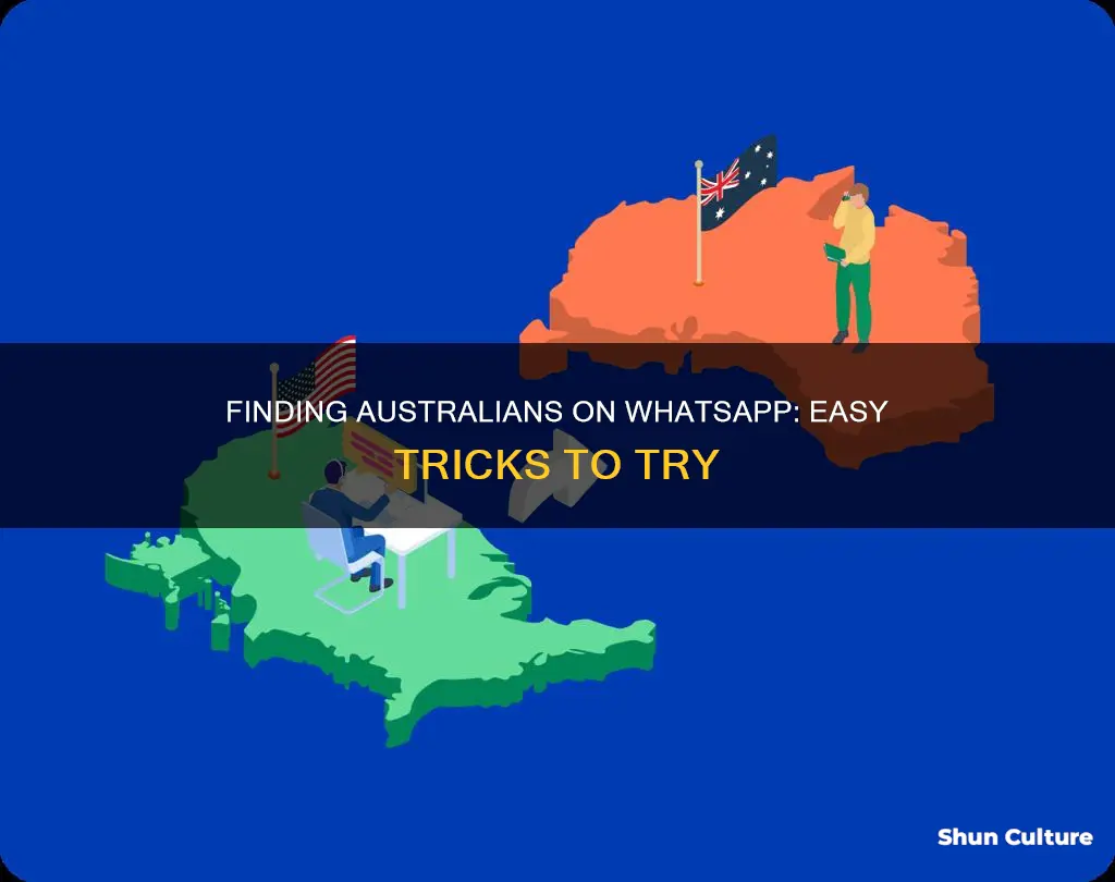 how to find someone in australia on whatsapp