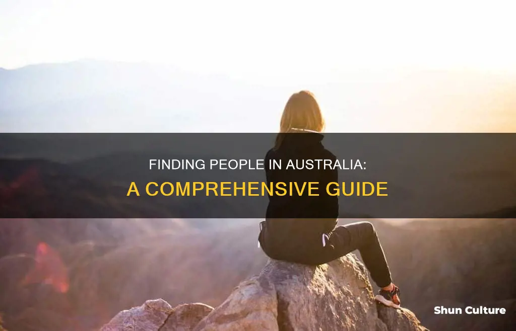 how to find someone in australia