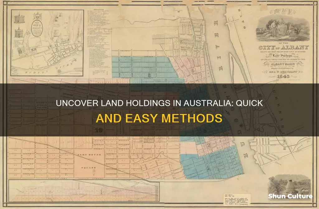 how to find someone land holdings in australia